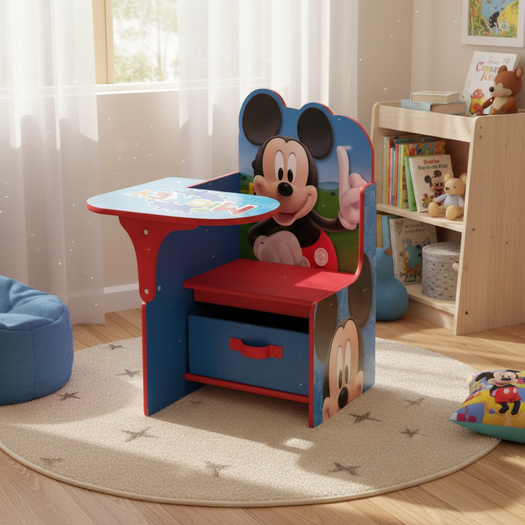 Angolo lettura con sedia Mickey