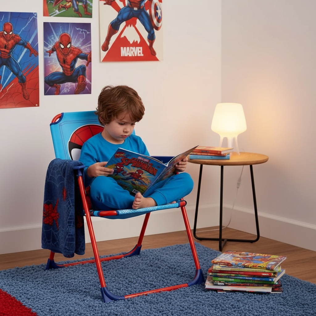 Angolo lettura in cameretta