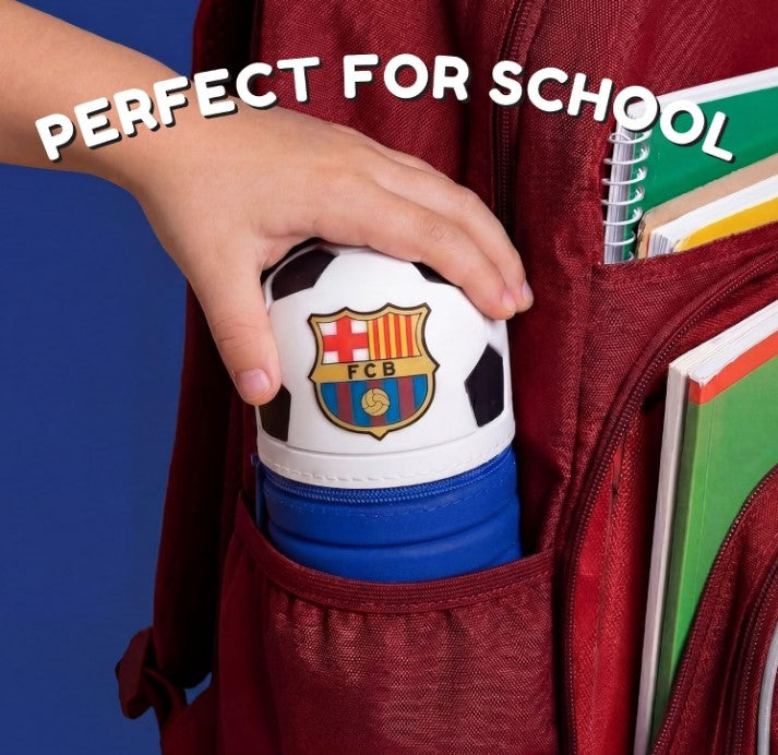 Astuccio FC Barcelona Ufficiale Allungabile, Blu o Rosso