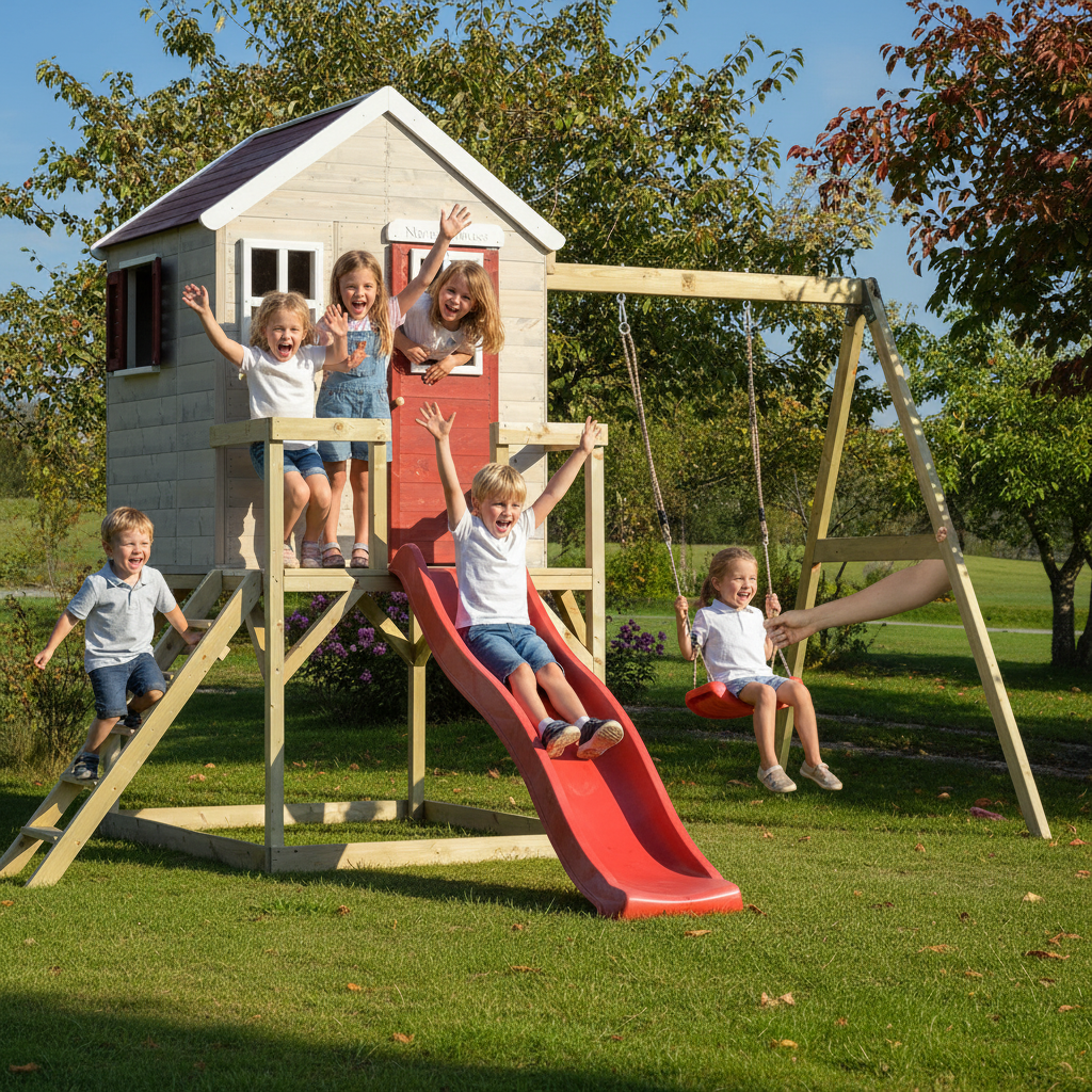 Bambini alle finestre