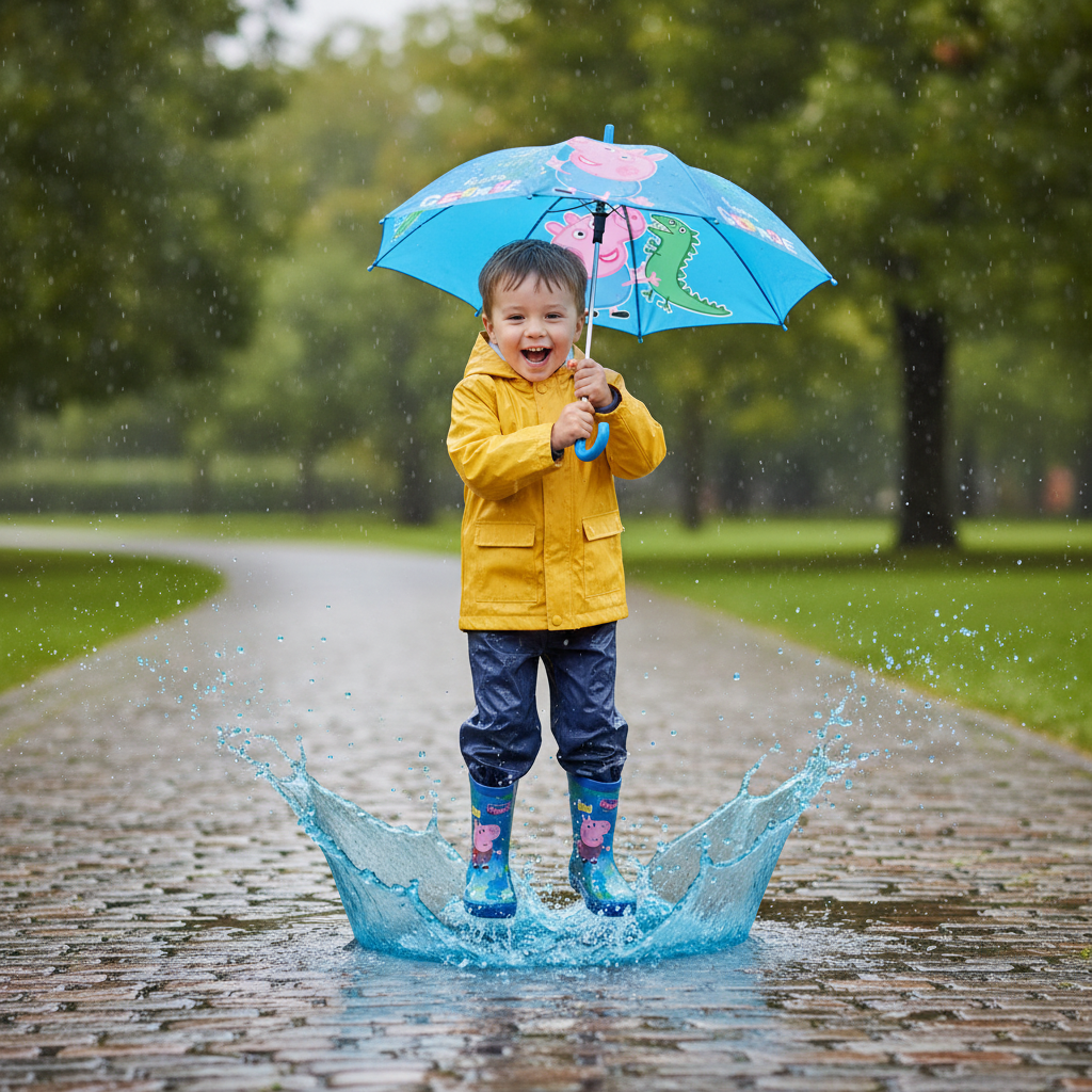 Bambino salta con set completo