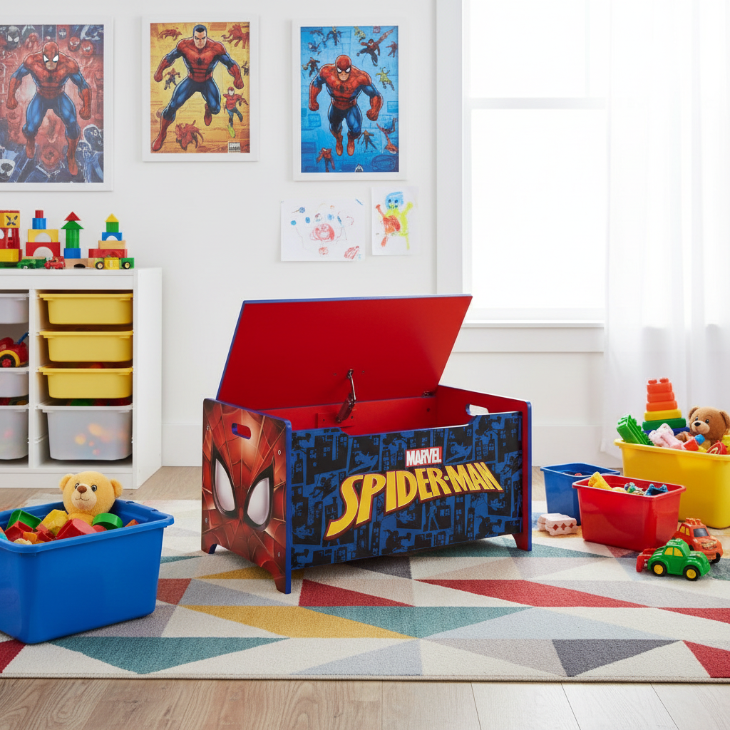 Baule in playroom colorata