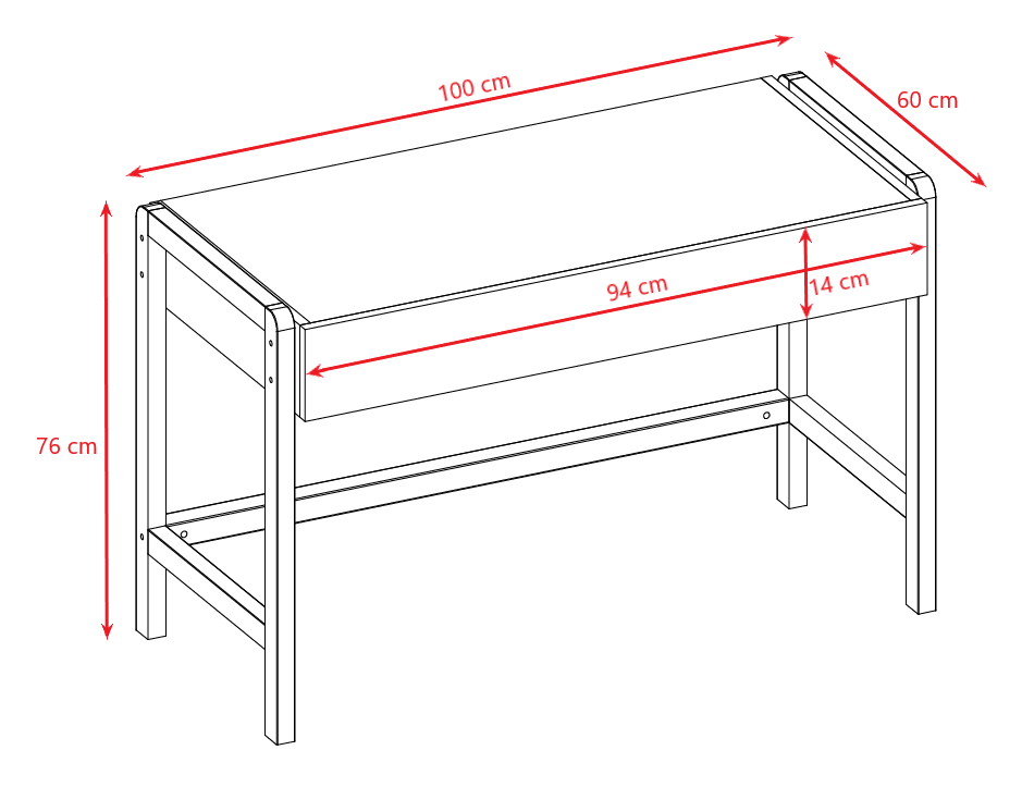 Desk Victor white