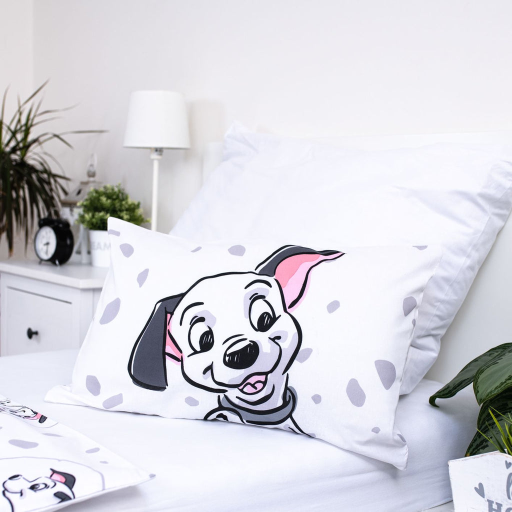 Disney carica dei 101 dalmata Set Letto Singolo Copripiumino Federa 100% cotone 100 x 135 cm + 40 x 60 cm
