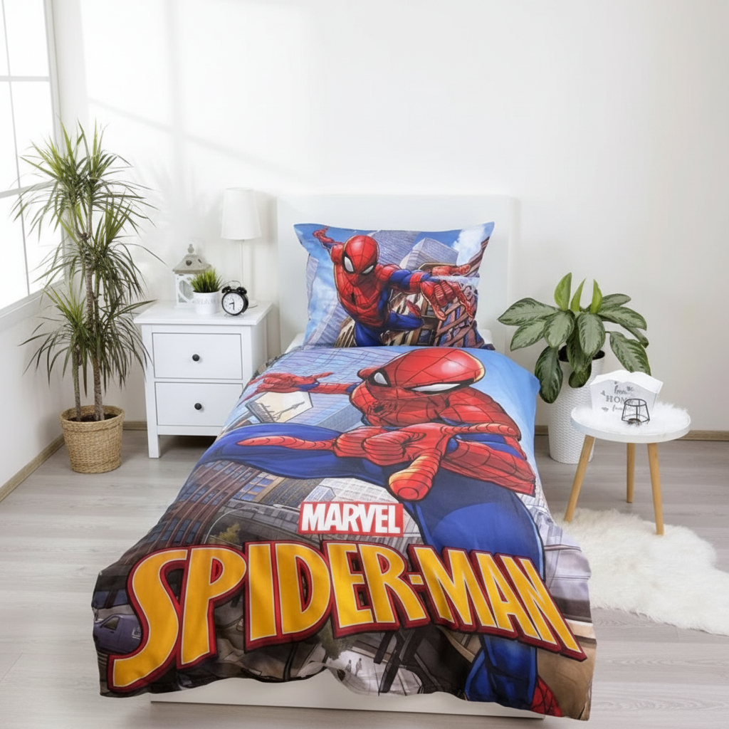 Cameretta moderna con set Spiderman