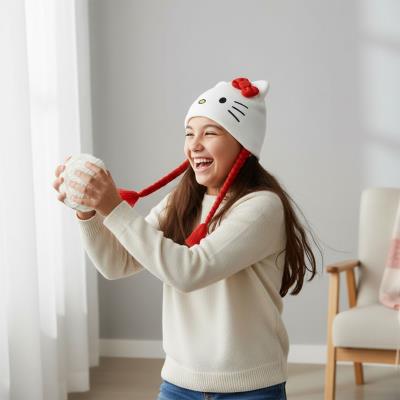 Cappello peruviano Hello Kitty bambino in acrilico
