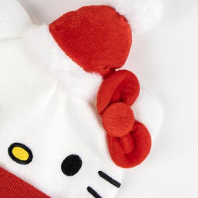 Cappello natalizio Hello Kitty bambino in acrilico