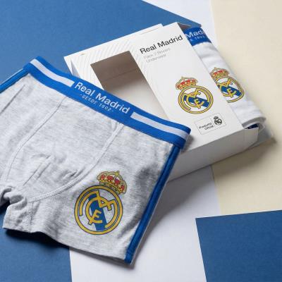 Set intimo Real Madrid bambino, 2 boxer in cotone