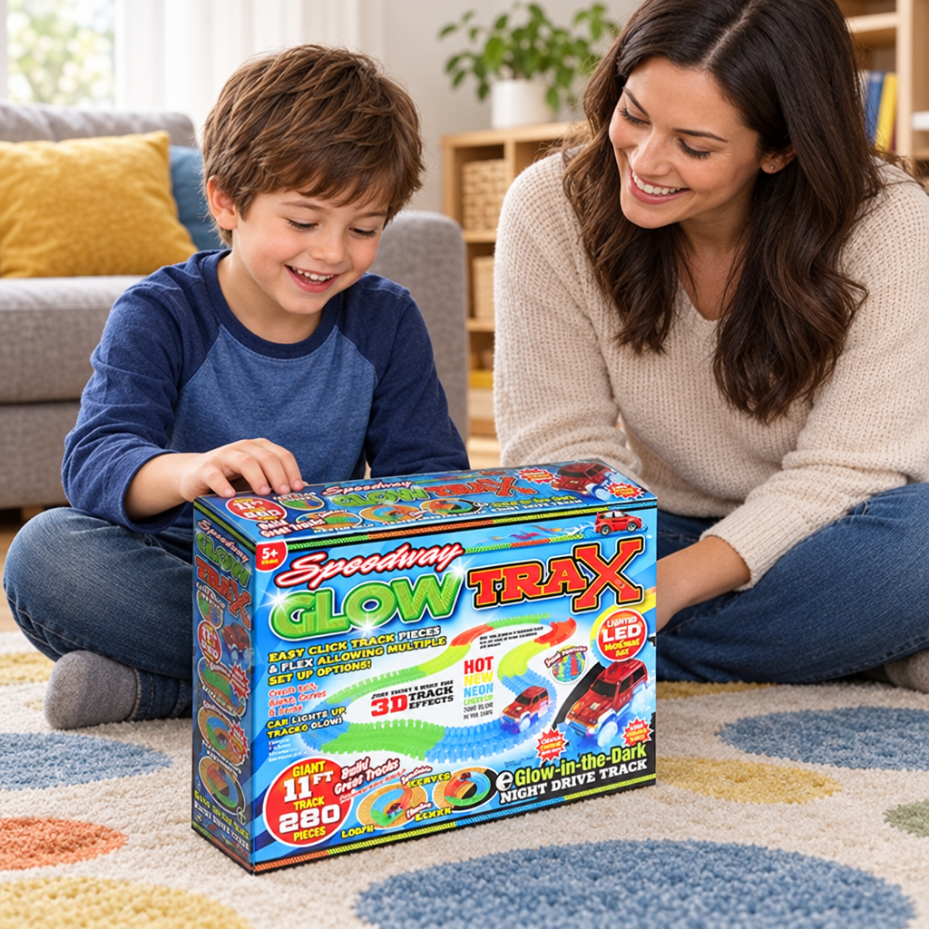Confezione accanto al tappeto da gioco