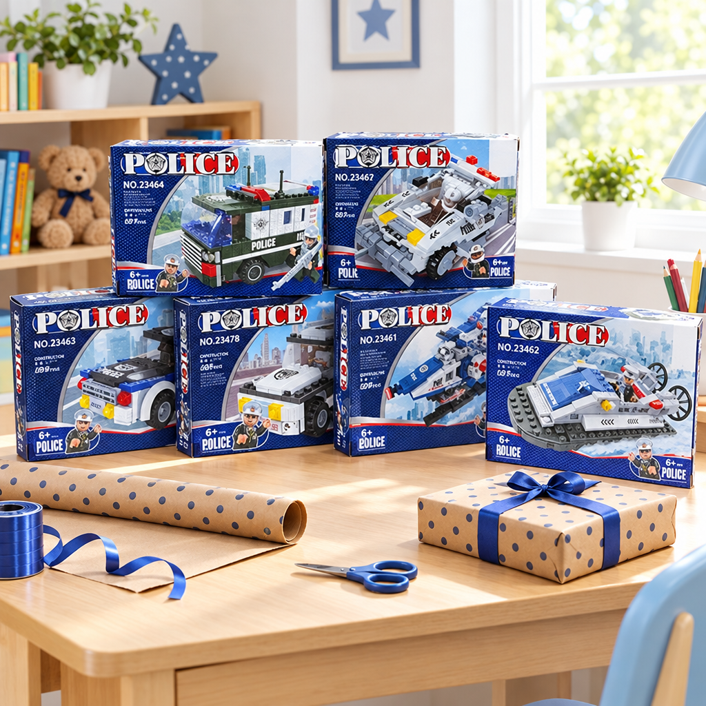 Costruzioni polizia come idea regalo