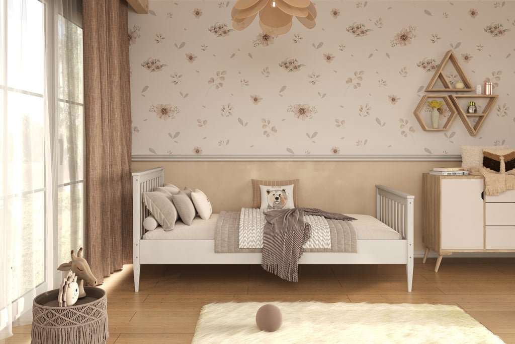 Bed Ignaæ bia¸e with a latex mattress 200x90