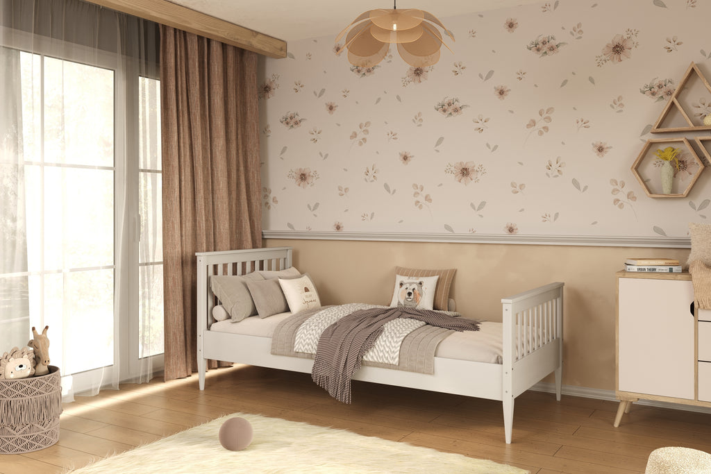 Bed Ignaæ bia¸e with a latex mattress 200x90