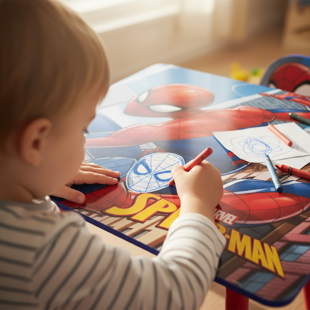 Dettaglio mani bambino che disegna