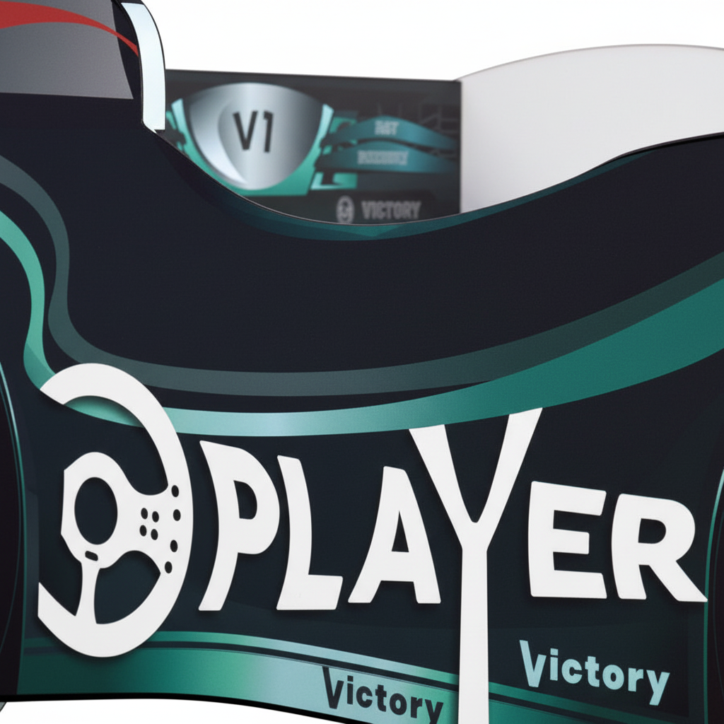 Dettaglio Player text e V1 logo