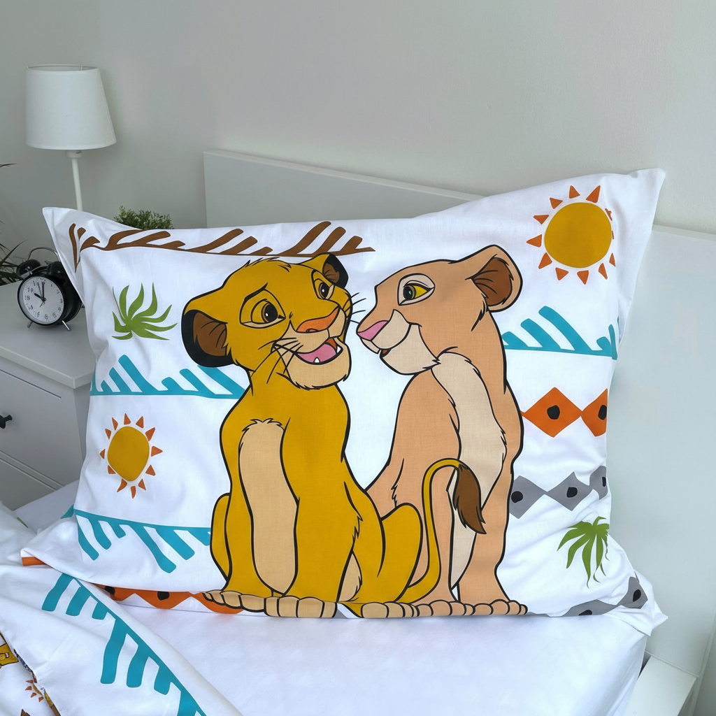 Dettaglio set letto Simba Nala