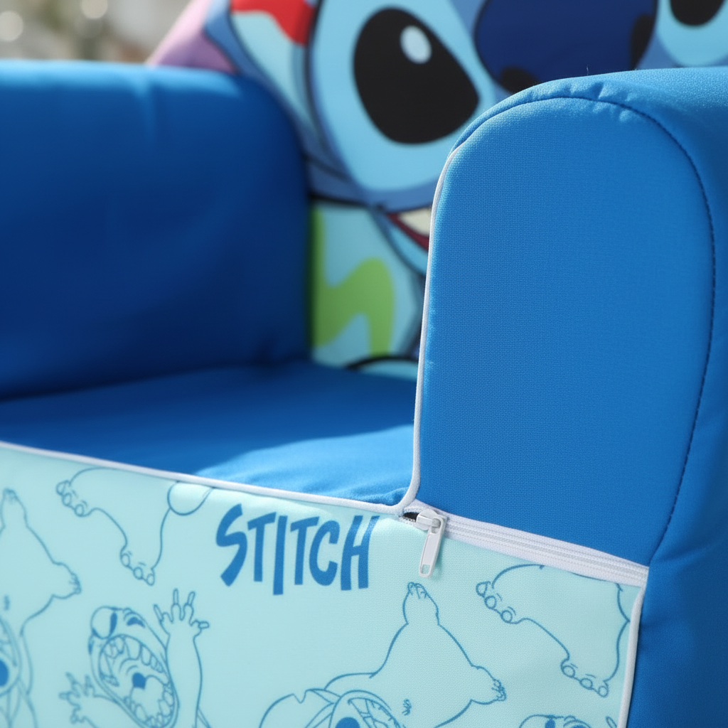 Dettaglio tessuto e grafica Stitch