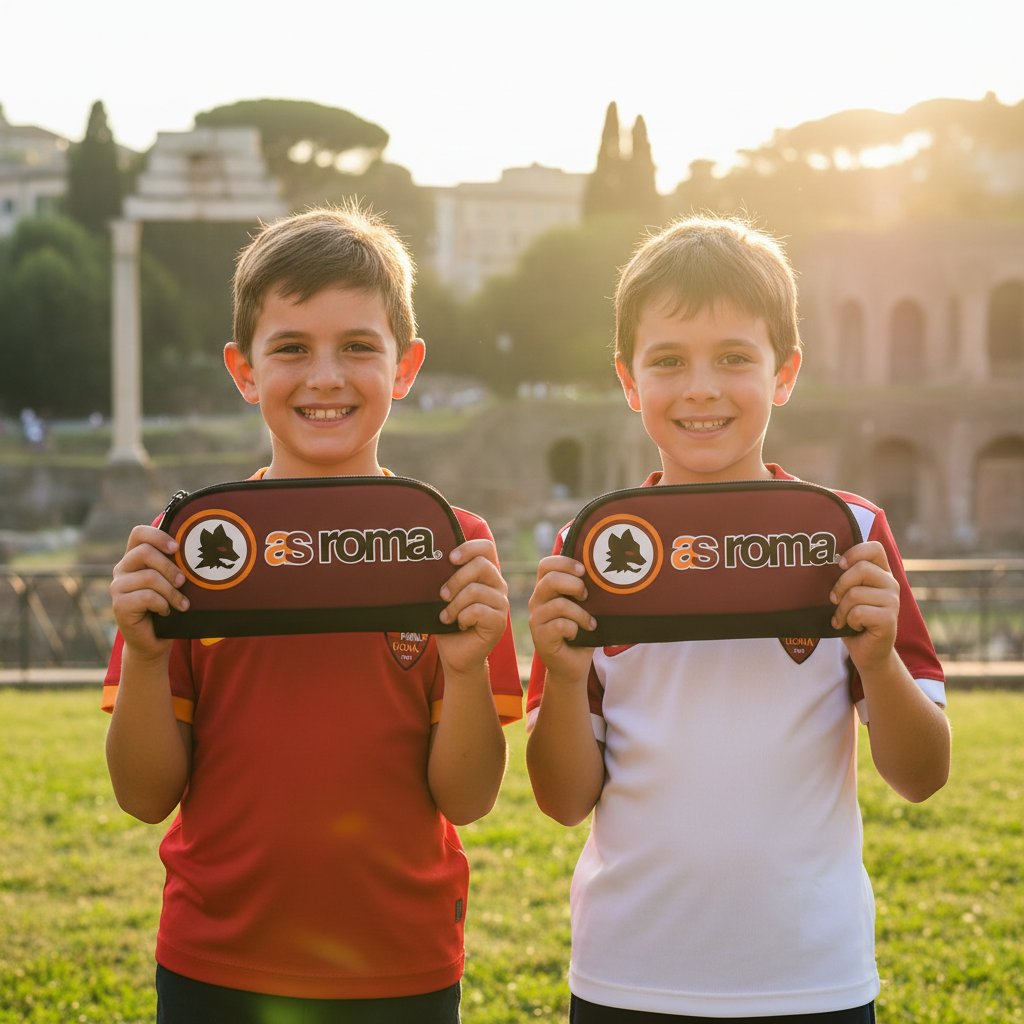 Portatutto AS Roma Ufficiale 10 cm | Collezione Bambino | Top2Trade | ASR84528