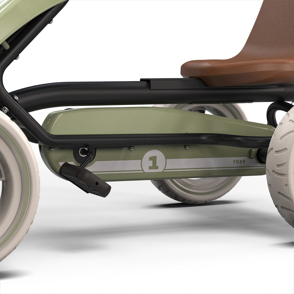 Go-Kart a Pedali Bambini Nero Espresso - Pneumatici EVA, Sedile Regolabile 3 Posizioni | Top2Trade