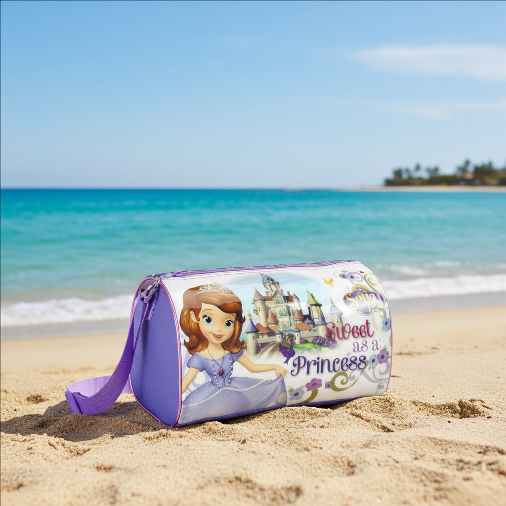 Borsa Sportiva Tempo Libero Sofia la Principessa Sweet as a Princess 33x22x24cm | Prodotto Ufficiale Disney | Top2Trade | SF6534