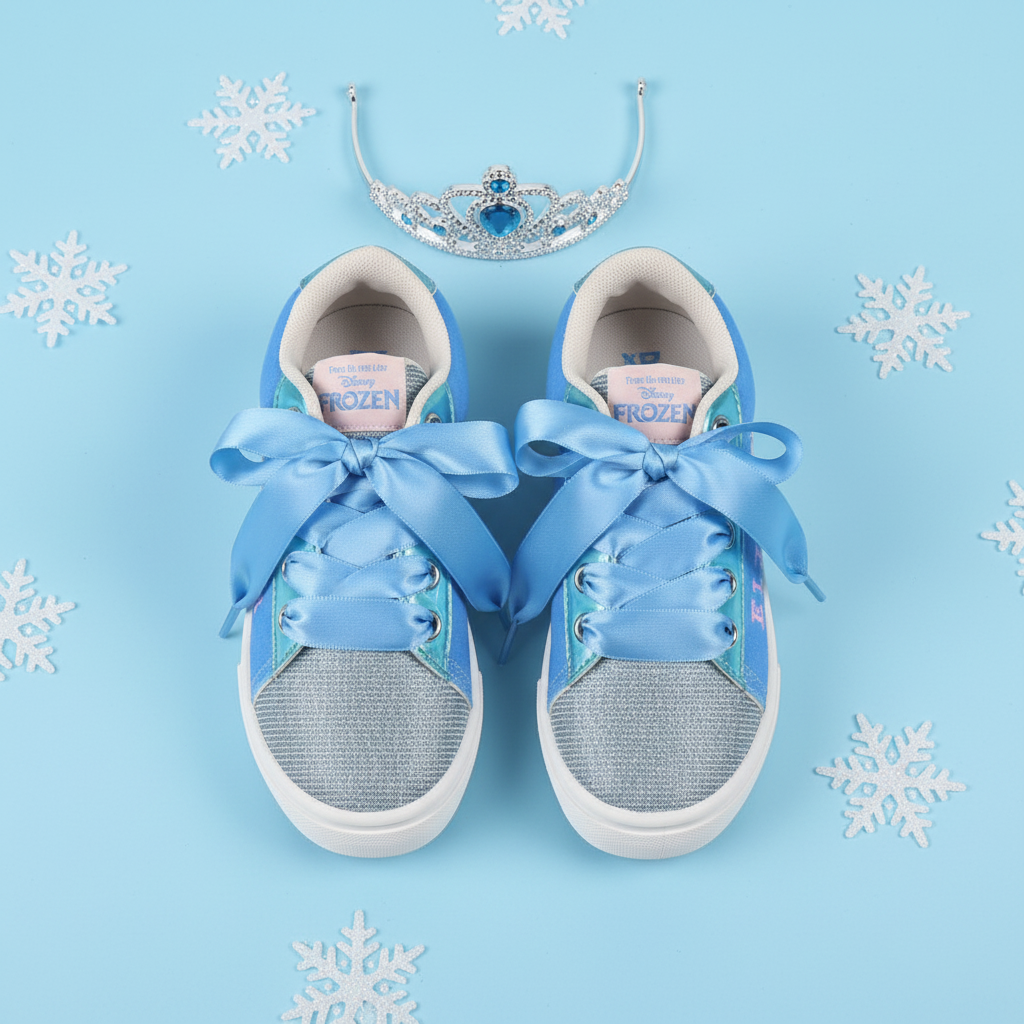 Sneakers Bambina Frozen 2 Elsa con Lacci Raso Taglie 26-33 | Prodotto Ufficiale Disney | Top2Trade | FRO4215
