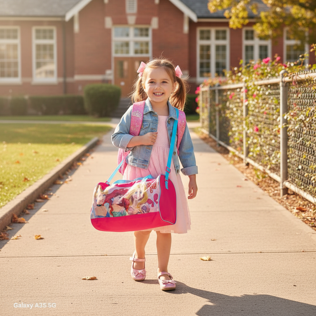 Borsone Disney 39cm Bambini - Varianti Cars e Principesse | DSN53461