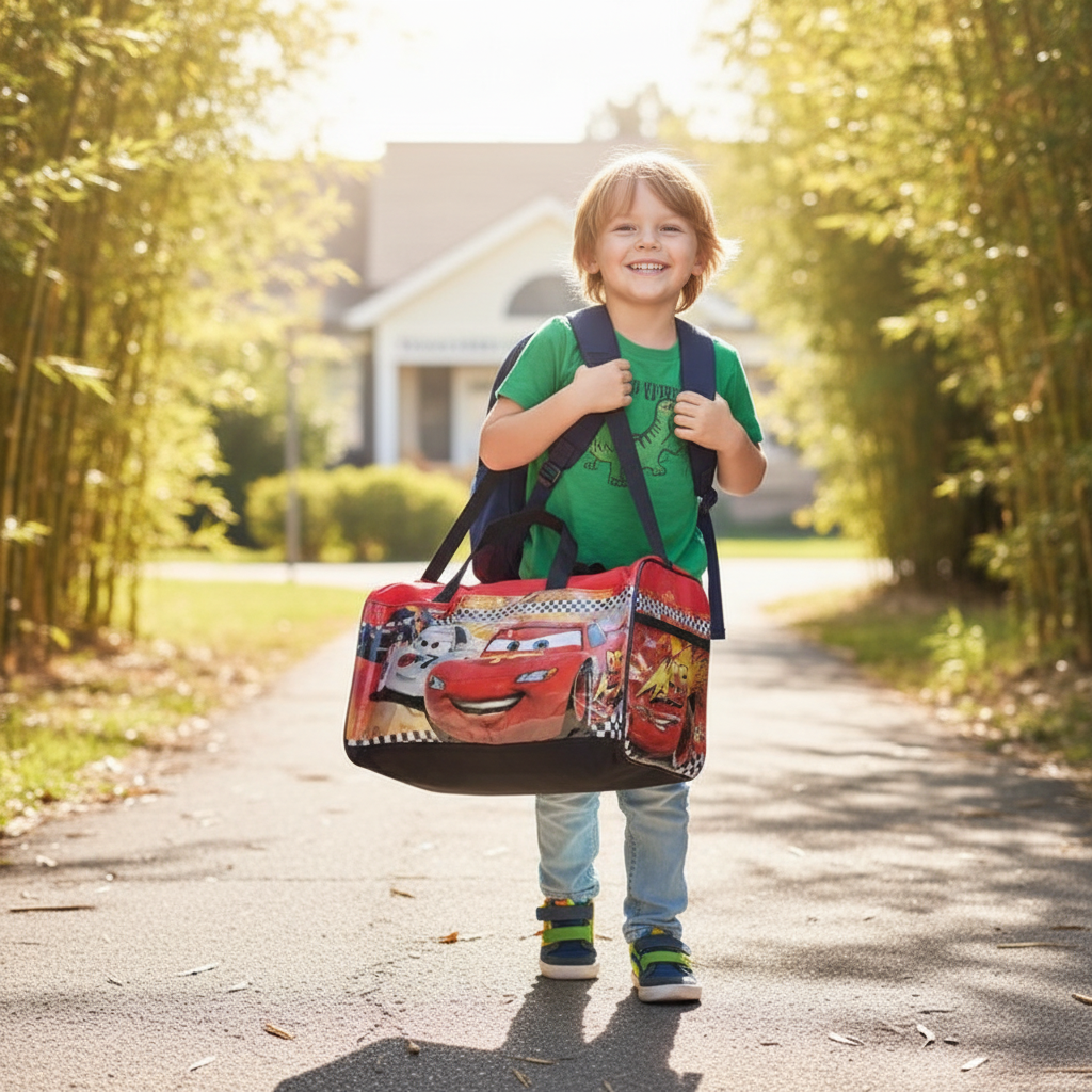 Borsone Disney 39cm Bambini - Varianti Cars e Principesse | DSN53461