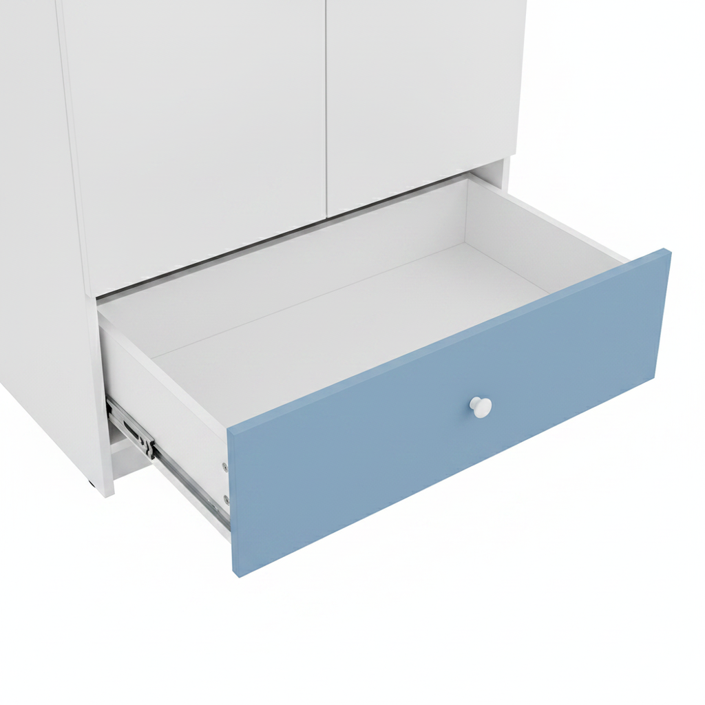 Armadio per Bambini BabyDreams Blue Frozen Land in Legno | Colore Blu | Top2Trade | SZBD_NI_KRA