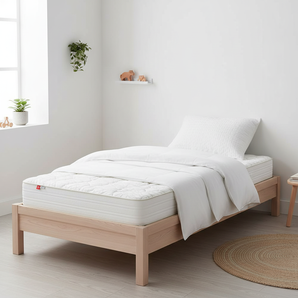 Materasso Bamboo+ Bambini 120x200x19cm Schiuma Alta Densità Fodera Bambù Sfoderabile | Top2Trade | CK21.01.1256.00