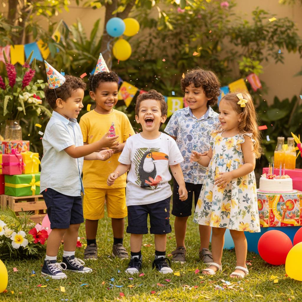 T-Shirt Bambino Cotone Fiammato Stampa Digitale Tucano Taglie 3-8 Anni | Top2Trade | 1012/TUC