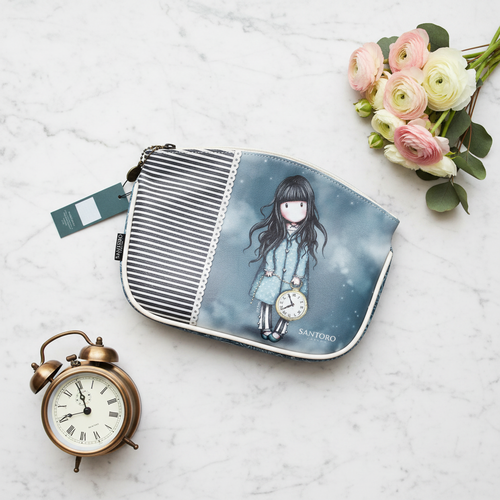 Maxi Pochette Portatutto Santoro London Gorjuss Ecopelle 25x18cm | Top2Trade | SA.0005.00