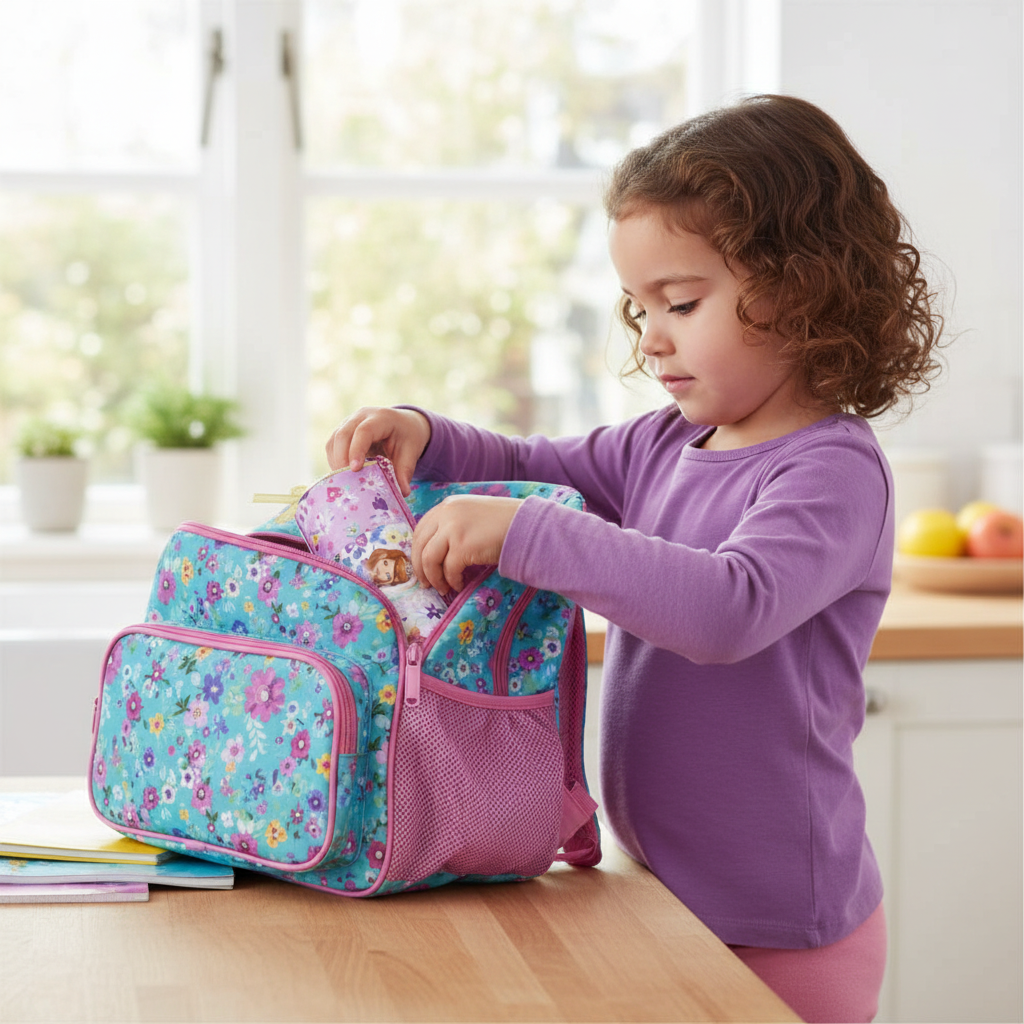 Astuccio Tombolino Cilindrico Sofia la Principessa Deluxe Scuola Bambina | Prodotto Ufficiale Disney | Top2Trade | SF4026