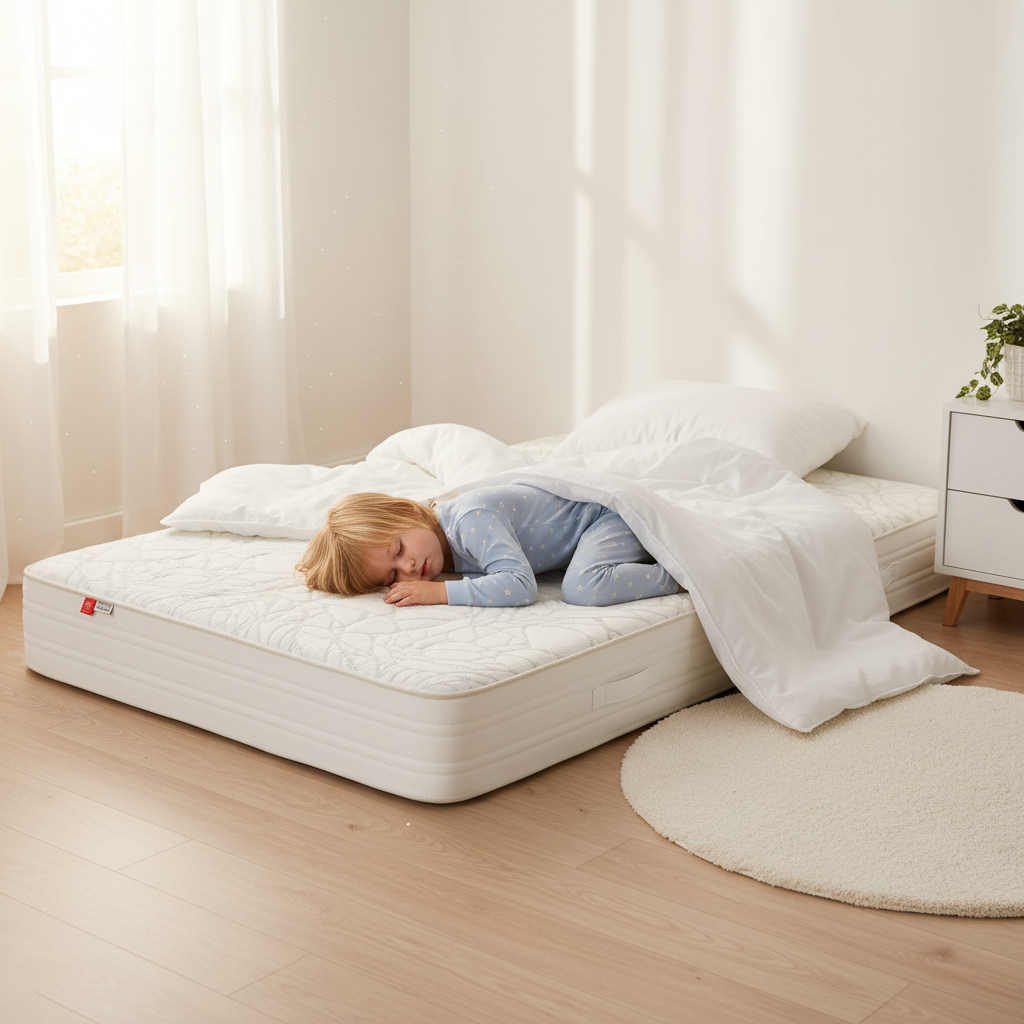 Materasso Bamboo+ Bambini 120x200x19cm Schiuma Alta Densità Fodera Bambù Sfoderabile | Top2Trade | CK21.01.1256.00