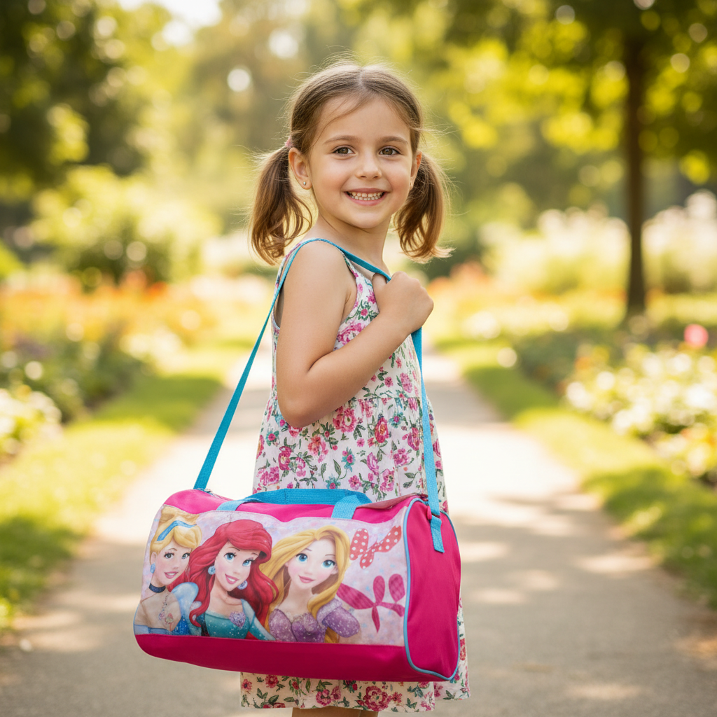 Borsone Disney 39cm Bambini - Varianti Cars e Principesse | DSN53461