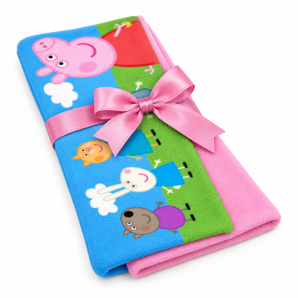 Sciarpa Bambina Peppa Pig | Polare Deluxe Taglia Unica | Licenza Ufficiale | PIG2202-755