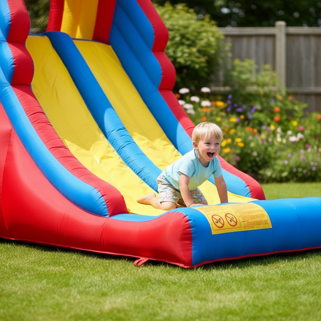 Mega Scivolo Gonfiabile TOP SELLER 2 Scivoli Tunnel Arrampicata Salta-Salta 600x215x285cm | Top2Trade | 9082
