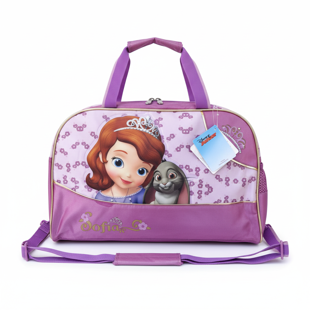 BORSONE SPORTIVO SOFIA DELUXE 40 CM STAMPA IN RILIEVO 3D E TRACOLLA , QUALITA' DELUXE