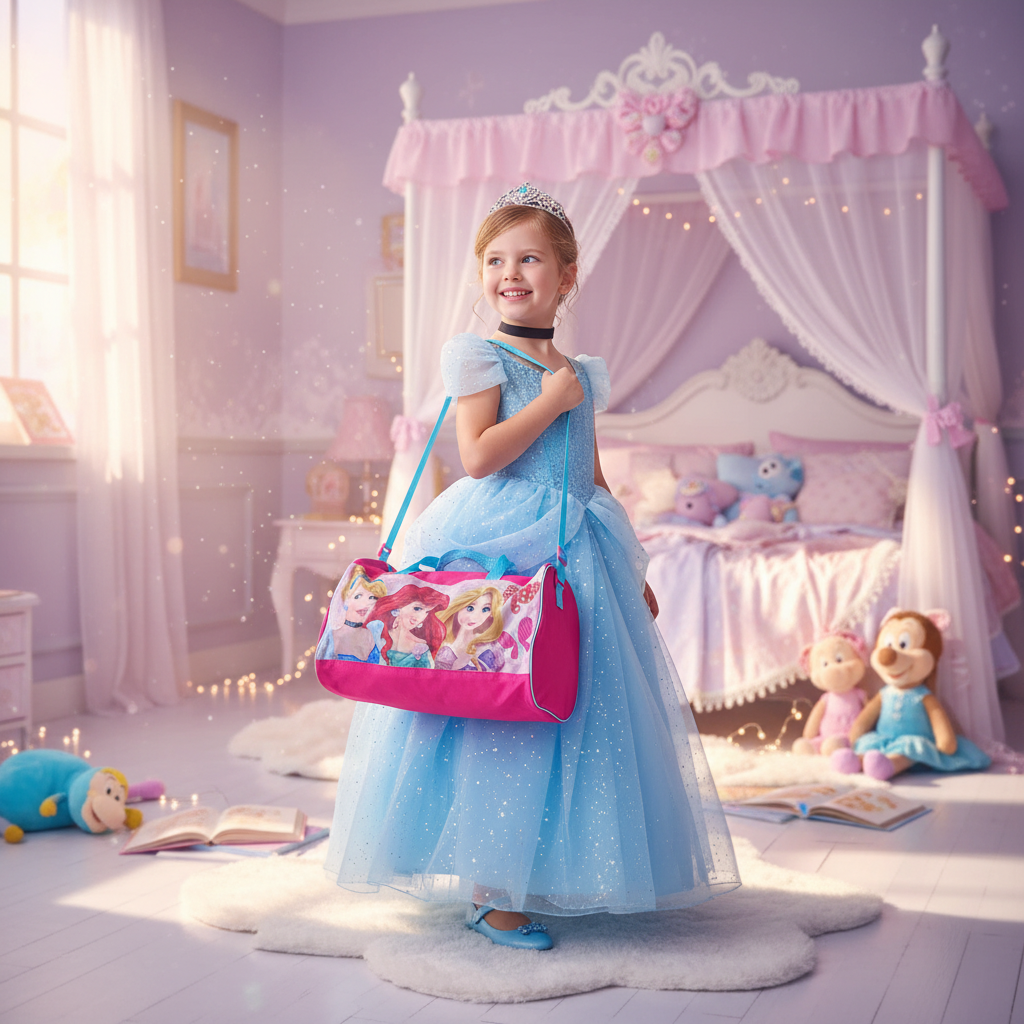Borsone Disney 39cm Bambini - Varianti Cars e Principesse | DSN53461