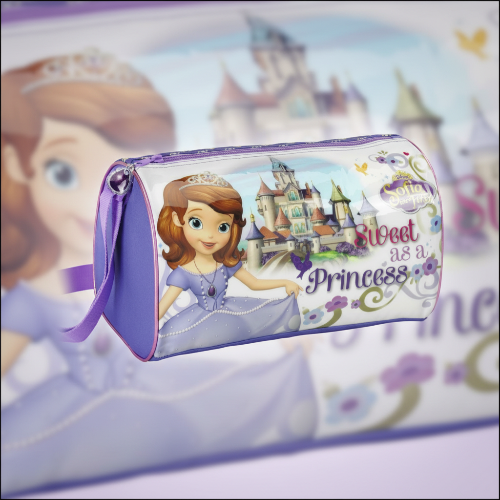 Borsa Sportiva Tempo Libero Sofia la Principessa Sweet as a Princess 33x22x24cm | Prodotto Ufficiale Disney | Top2Trade | SF6534