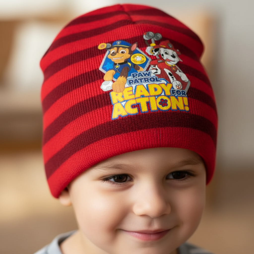 Set 2 Pezzi Cappello e Guanti Paw Patrol Bambino Invernale | Prodotto Ufficiale | Top2Trade | PW02203