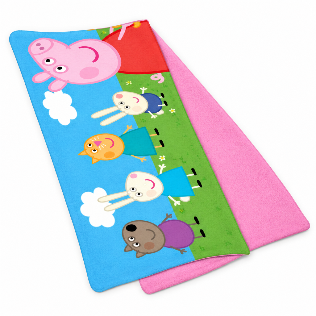 Sciarpa Bambina Peppa Pig | Polare Deluxe Taglia Unica | Licenza Ufficiale | PIG2202-755