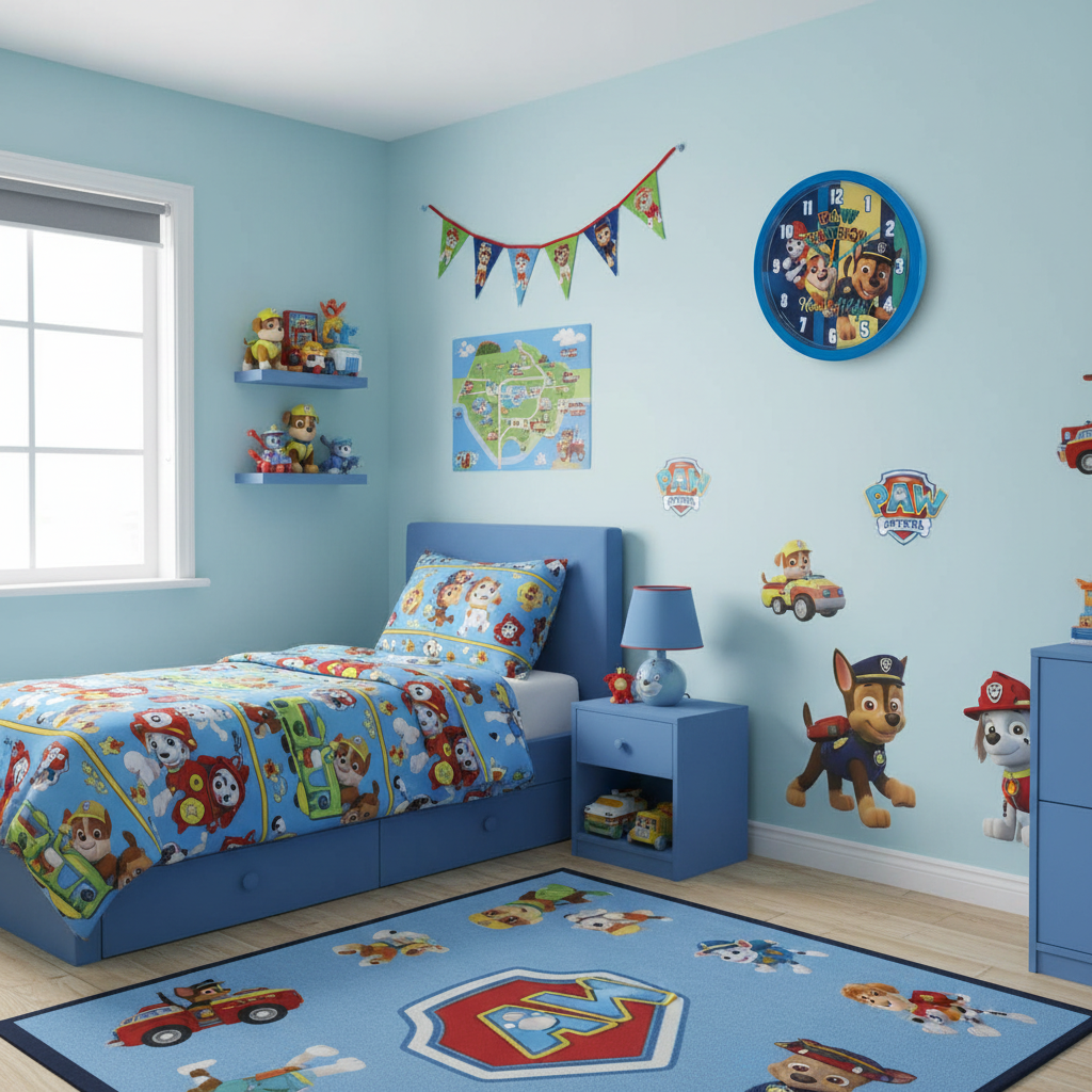 Orologio da Parete Paw Patrol Here to Help 25cm Cameretta Bambini | Prodotto Ufficiale | Top2Trade | PW16696