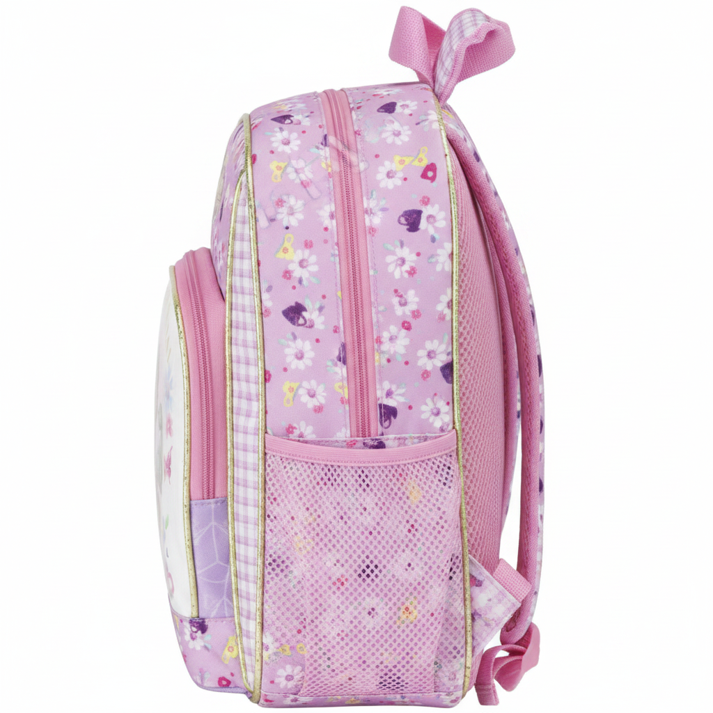 Zaino Sofia la Principessa Deluxe Glitter Sharing is Royal Doppia Tasca 34x28x14cm | Prodotto Ufficiale Disney | Top2Trade | SF4615