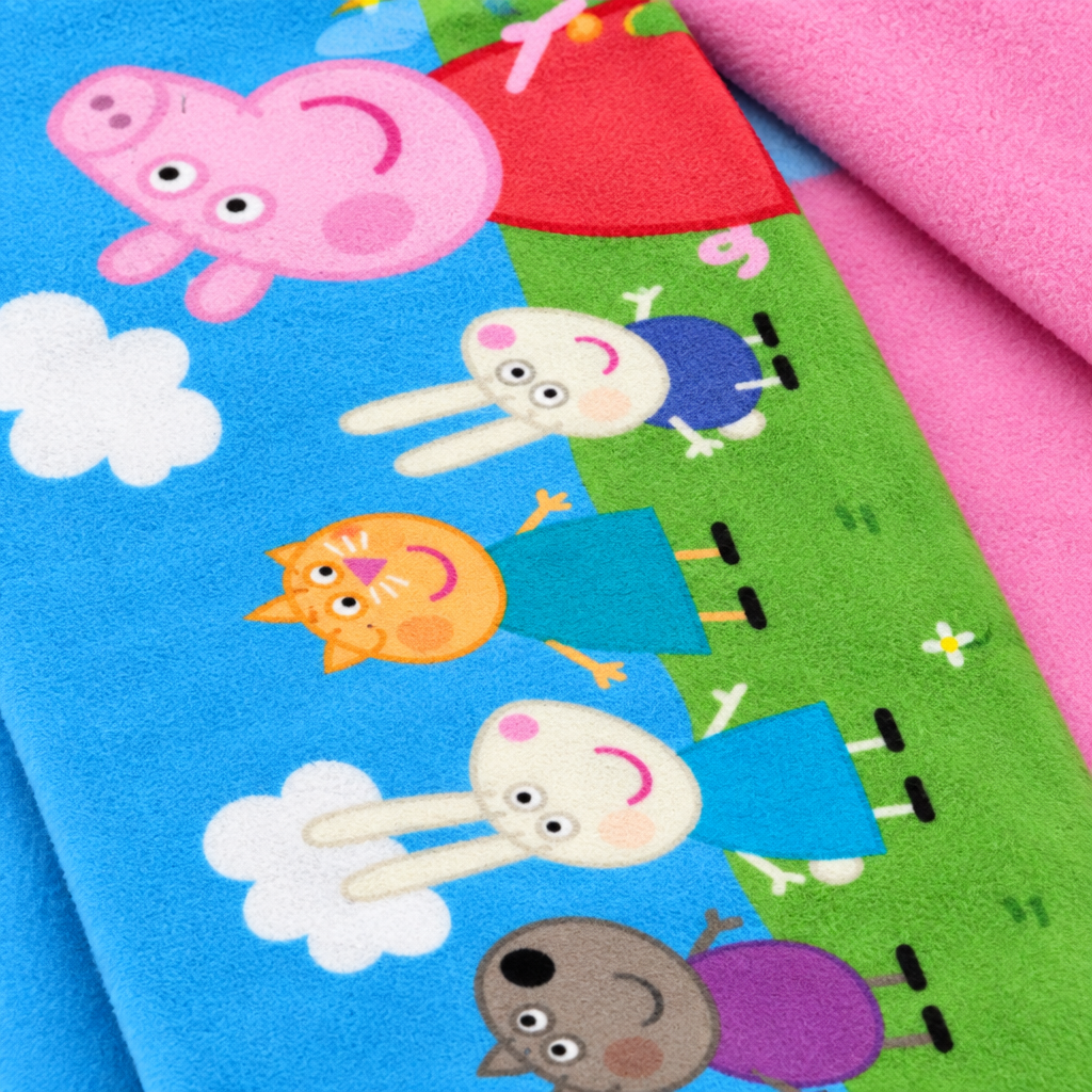 Sciarpa Bambina Peppa Pig | Polare Deluxe Taglia Unica | Licenza Ufficiale | PIG2202-755