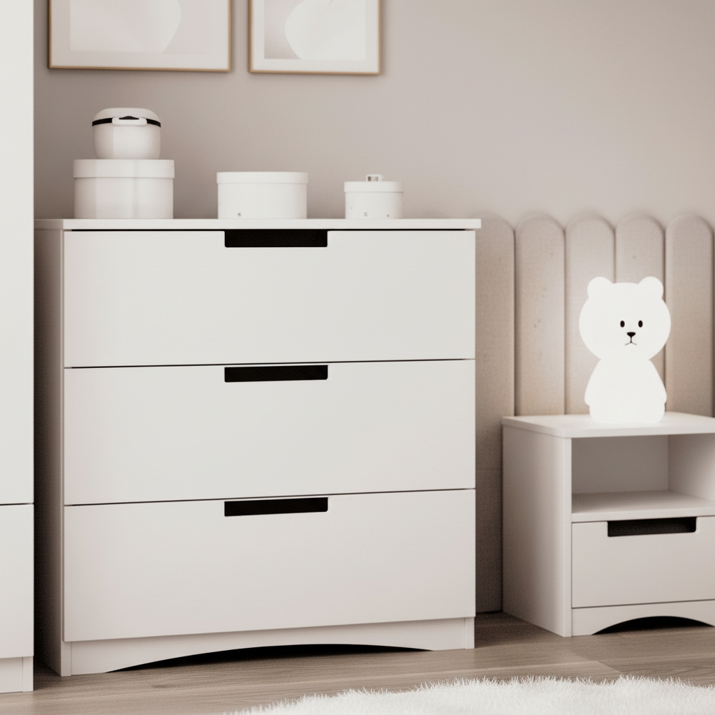 Cameretta Completa Bambini CLASSIC in Legno 7 Pezzi con Materasso Omaggio | Letto 160x80 o 180x80cm | Top2Trade | KO5classcameretta