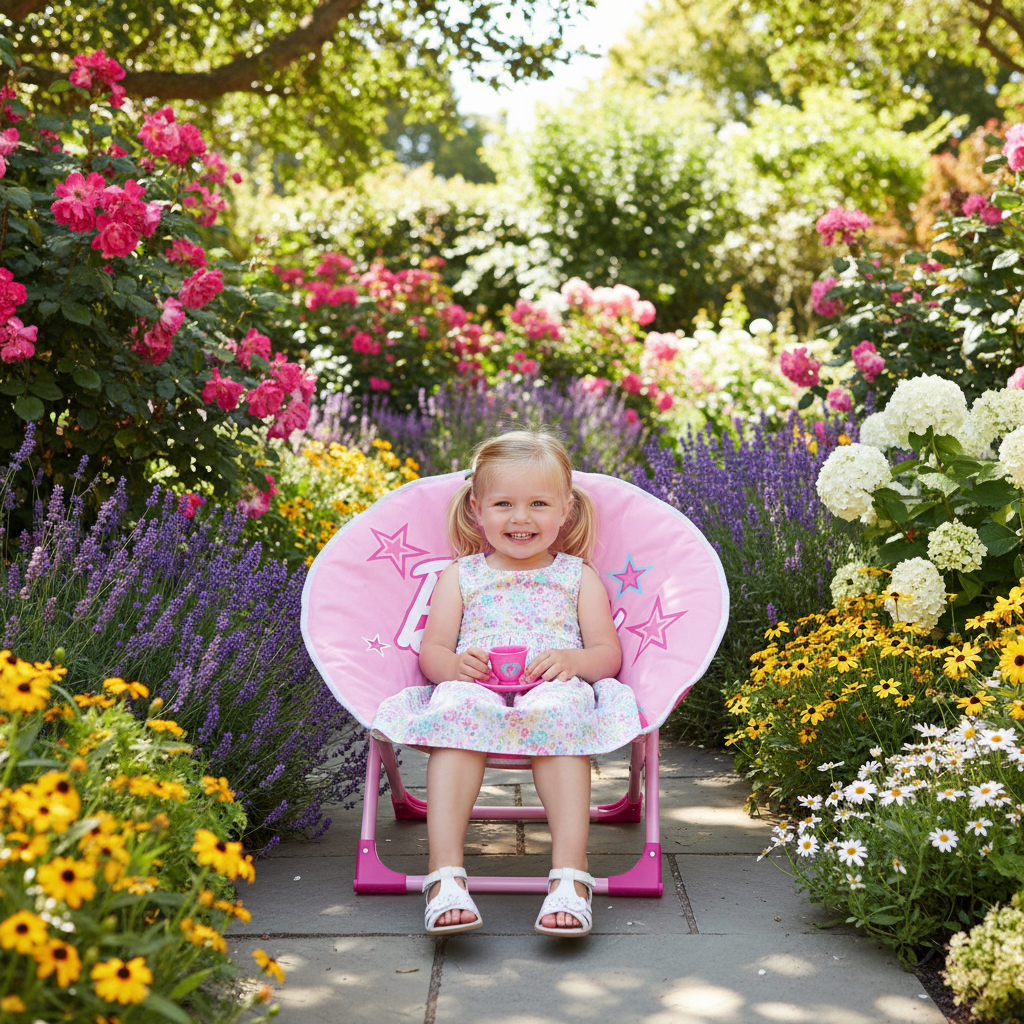 SEDIA MOON CHAIR BARBIE NEW 50X50