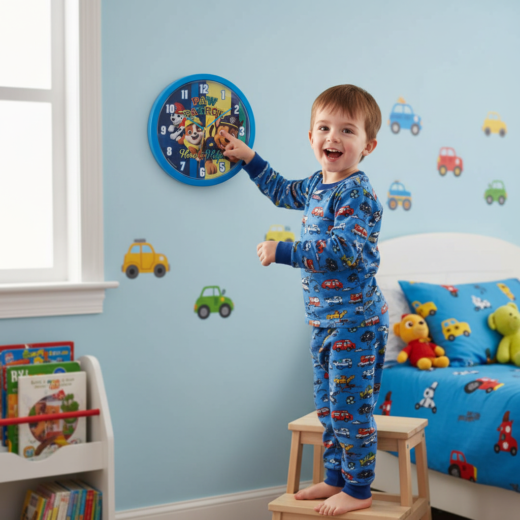 Orologio da Parete Paw Patrol Here to Help 25cm Cameretta Bambini | Prodotto Ufficiale | Top2Trade | PW16696