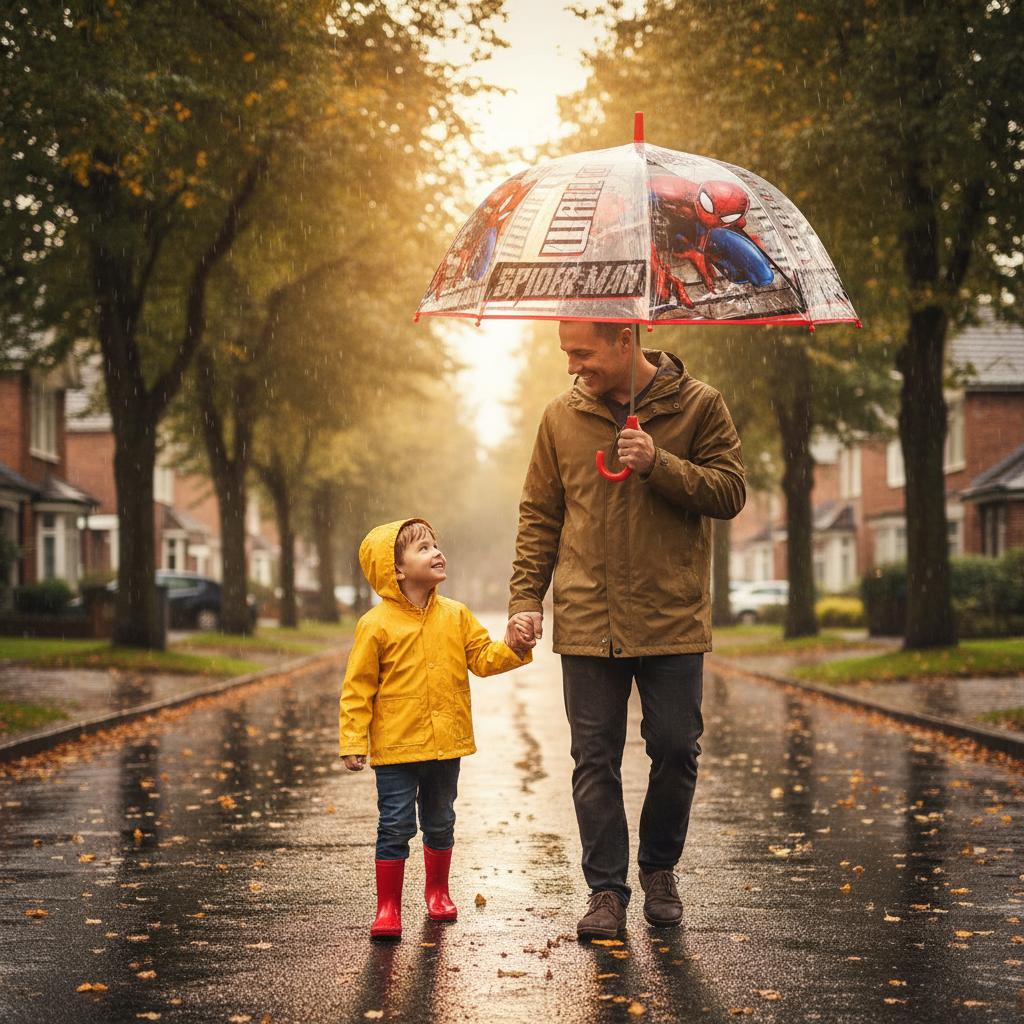 Genitore e bambino mano nella mano