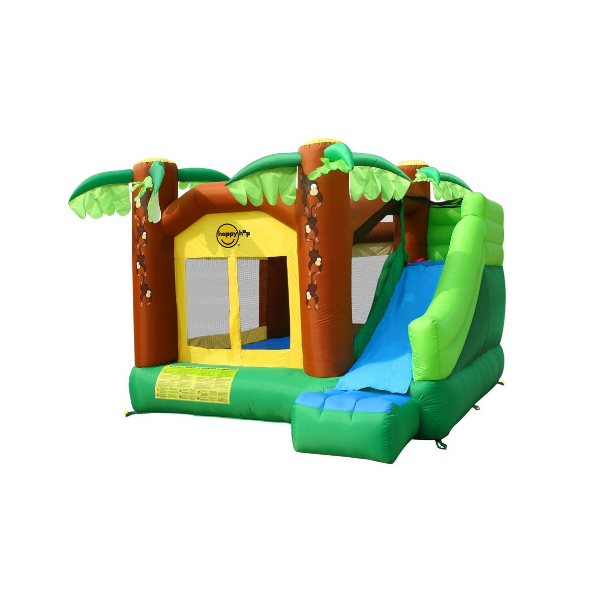 9164 - Il gonfiabile Jungle Climb unisce l'emozione di un castello gonfiabile con il brivido di una parete da arrampicata
