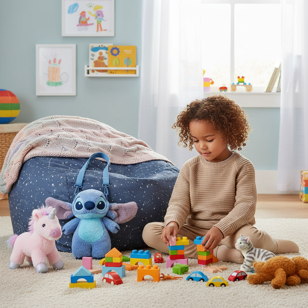 Gioco con peluche