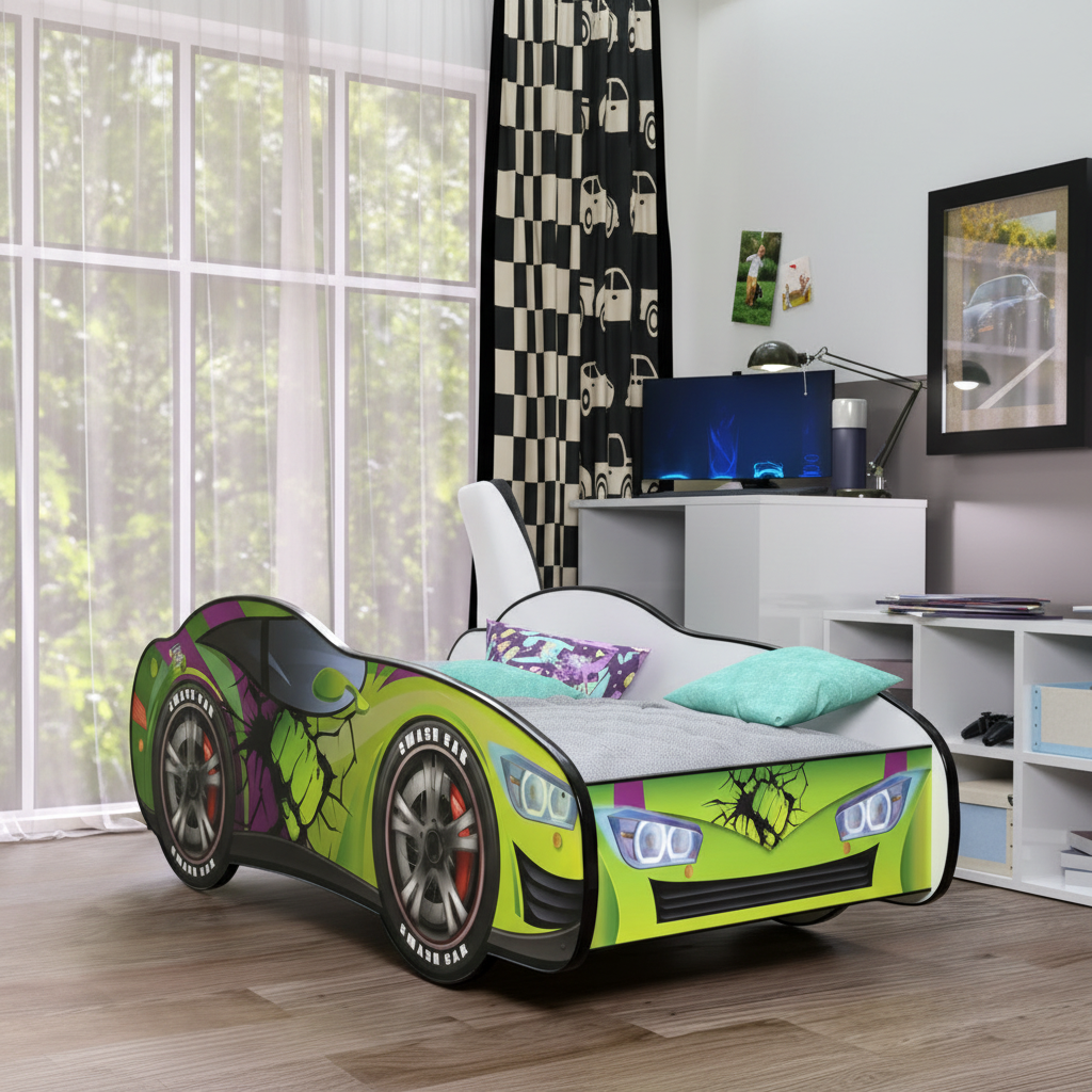 Vista completa cameretta Hulk